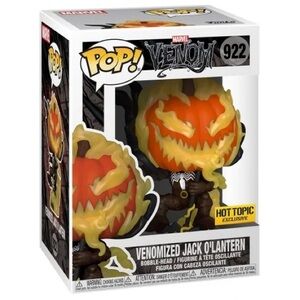 NIB Funko Pop! Venomized Jack O'Lantern #922 BobbleHead Hot Topic Exclusive